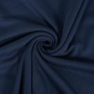 Katoen interlock uni marineblauw blooming fabrics