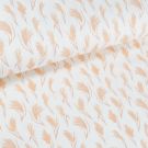 100x150 cm katoen tricot digitaaldruk pluizige twijgen offwhite blooming fabrics