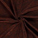 Poly viscose jersey stof discharge bedrukt strepen groen