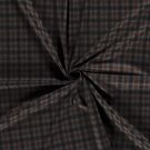 Punta di roma stof bedrukt geruit rood