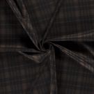 Punta di roma stof bedrukt schotse ruit rood