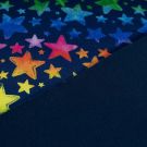 Softshell digitaaldruk sterren multicolor/marine