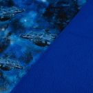 Softshell digitaaldruk ruimteschepen blauw