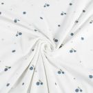 Katoen tricot bessen offwhite