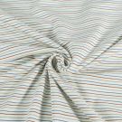 Katoen tricot strepen offwhite