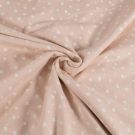 Katoen tricot vlekken lichtroze