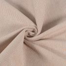 50x70 cm boordstof gestreept 1mm terra roze/offwhite