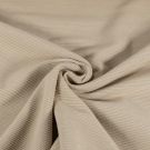 Ottoman rib jersey uni beige