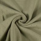 Ajour effen olijfgroen