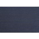 50x70 cm boordstof gestreept 2mm marine/staalblauw