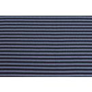 50x70 cm boordstof gestreept 4mm marine/staalblauw