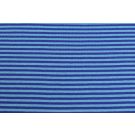 50x70 cm boordstof gestreept 4mm blauw/aqua