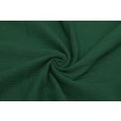 100x130 cm katoenen mousseline uni donkergroen