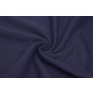 100x130 cm katoenen mousseline uni donkerblauw