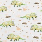 100x150 cm bloomingfabrics katoen tricot triceratops & paws 