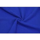 100x130 cm katoenen mousseline uni blauw