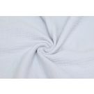 100x130cm katoenen mousseline uni lichtblauw