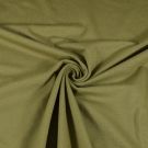 Viscose tricot donker khaki