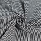 50x70cm boordstof gestreept 1mm zwart