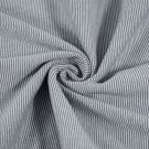 50x70cm boordstof gestreept 1mm donkergrijs