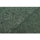 Gebreide fleece melange donkergroen