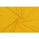 Katoen tricot velvet touch uni mosterdgeel