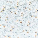 100x150 cm katoen tricot digitaaldruk vlinders & planten offwhite blooming fabrics