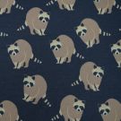 Katoen tricot wasberen marine