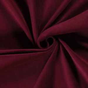 Nicky velours uni bordeaux