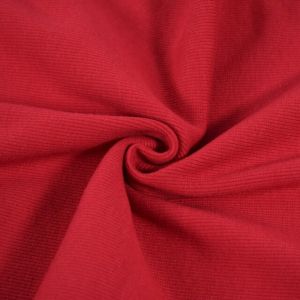 Boordstof rib 2x2 rood