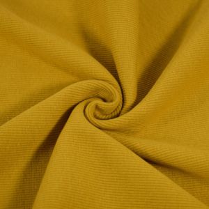 Boordstof rib 2x2 oker