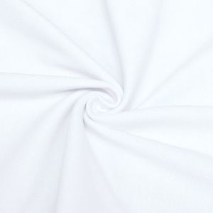 50x70 cm organisch-katoen boordstof wit