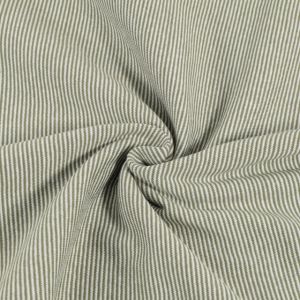 Boordstof gestreept 1mm bosgroen