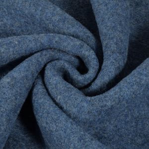 Wolvilt melange indigo