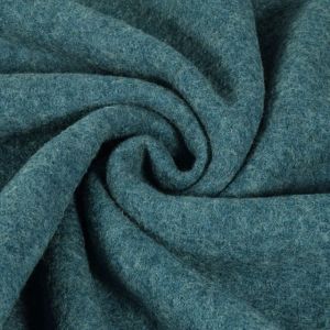 Wolvilt melange petrol