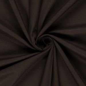 Cretonne katoen premium uni donkerbruin