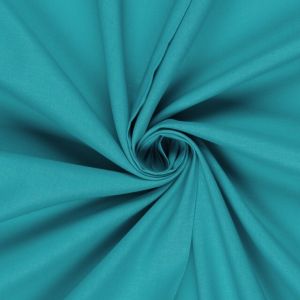 Cretonne katoen premium uni turquoise