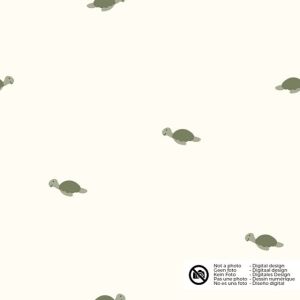 Katoen tricot schildpadden offwhite