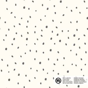 Katoen tricot stippen offwhite