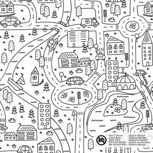 Katoen poplin stad wit