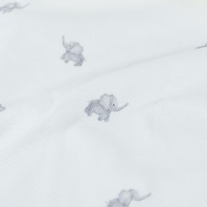 Rib jersey olifanten offwhite