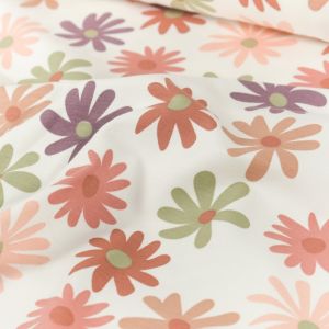 Sweat/french terry bloemen offwhite