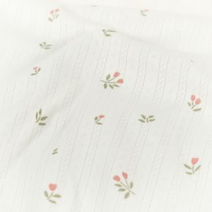 Ajour bloemen offwhite