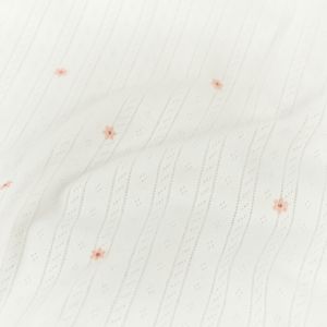 Ajour bloemen offwhite