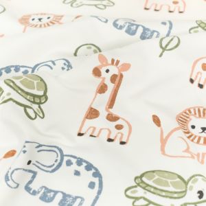 Sweat/french terry dieren offwhite