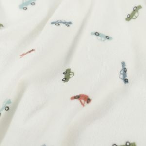 Stretch badstof auto's offwhite