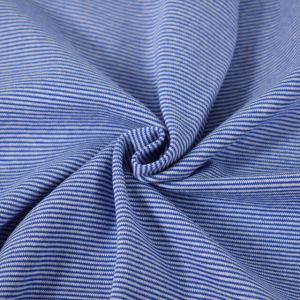 50x70 cm boordstof gestreept 1mm kobalt