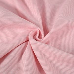 50x70 cm boordstof gestreept 1mm lichtroze