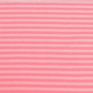 50x70 cm boordstof gestreept 4mm roze/lichtroze