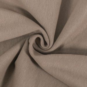 Boordstof effen, bruin taupe